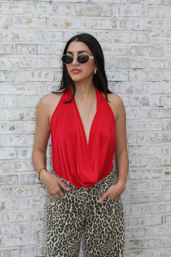 Chili Halter Bodysuit