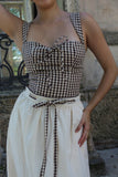 Savannah Gingham Corset