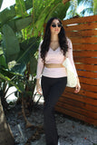 Polka Dots Flare Pants