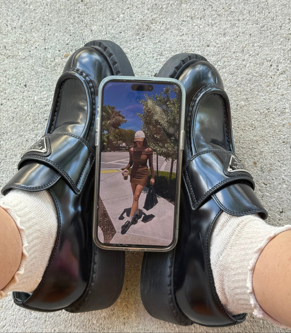 fall inspo, chocolate earth tones, trendy style, fashion set, prada shoes