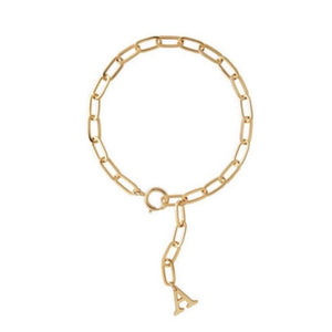 Lariat Initial Necklace