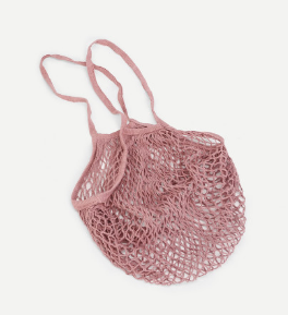 Pink Fishing Net Bag