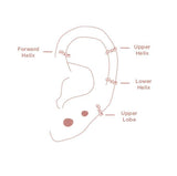 Ear cuff- Lower Helix