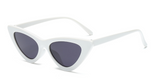 White- Retro Sunglasses