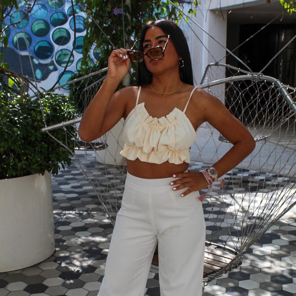 Madelyn Top White